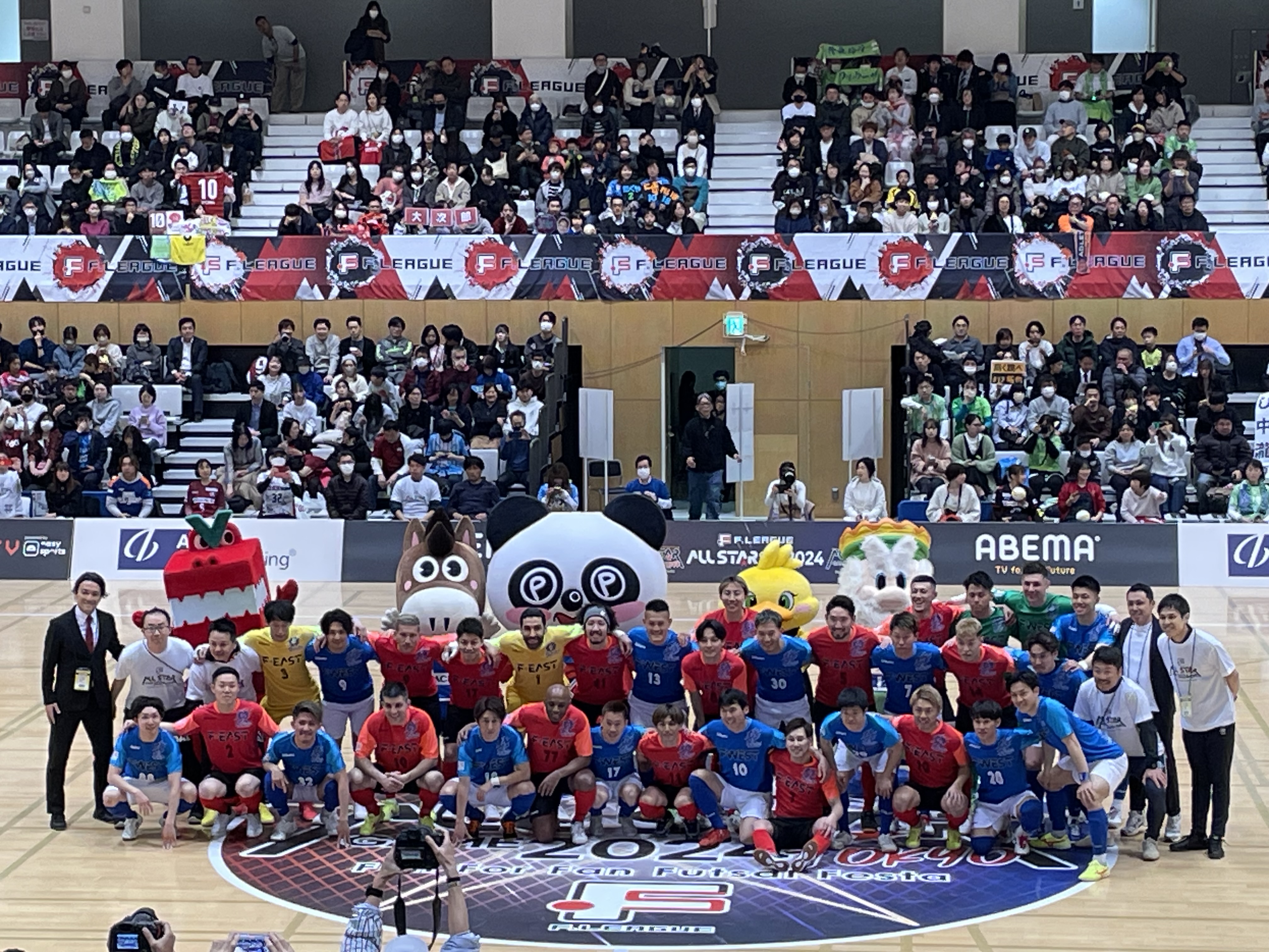 Fリーグオールスター戦を観てきました